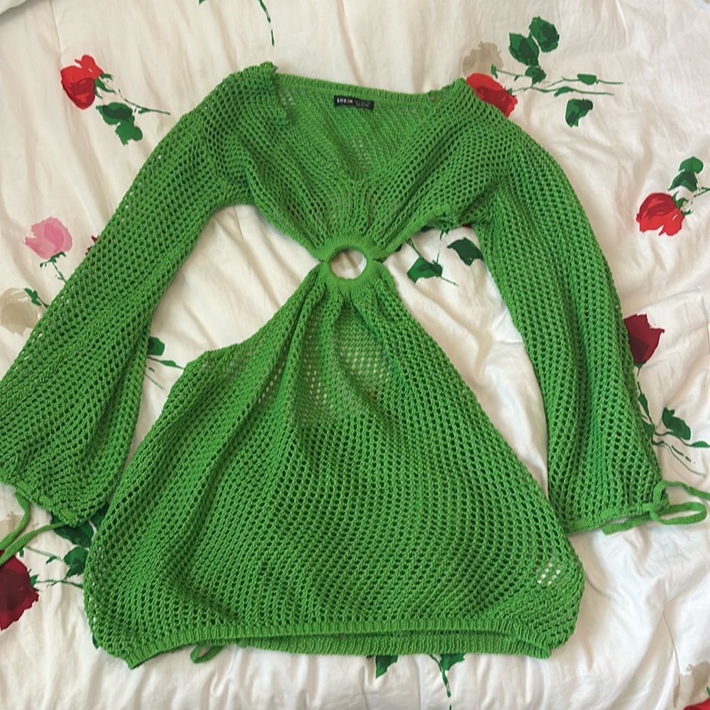 SHEIN CROCHET BEACH DRESS